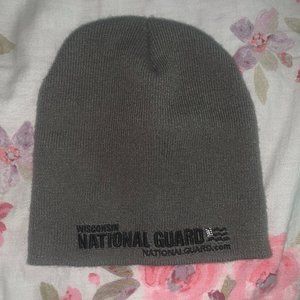 Gray Wisconsin National Guard Beanie